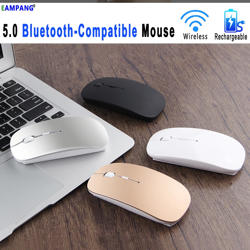 

5.0 BT Wireless Mouse for Apple Macbook Air Xiaomi Pro Mouse For Huawei Matebook Laptop Notebook Computer iPad Tablet MatePad