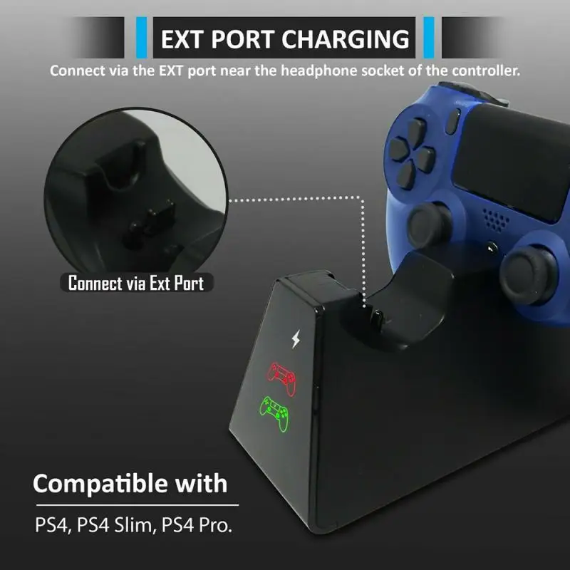 Двойной контроллер быстрая зарядка док-станция Dualshock геймпад для игровой станции