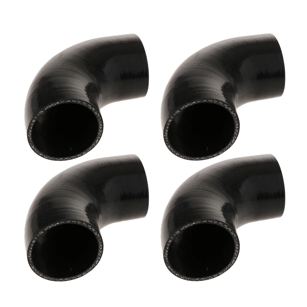 4 шт. силиконовый шланг с поворотом на 90 градусов |