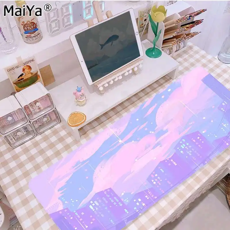 

Sailor Moon landscape aesthetics art Funny Keyboards Mat Rubber Gaming mousepad Desk Mat Size for Customized mouse pad for CS GO