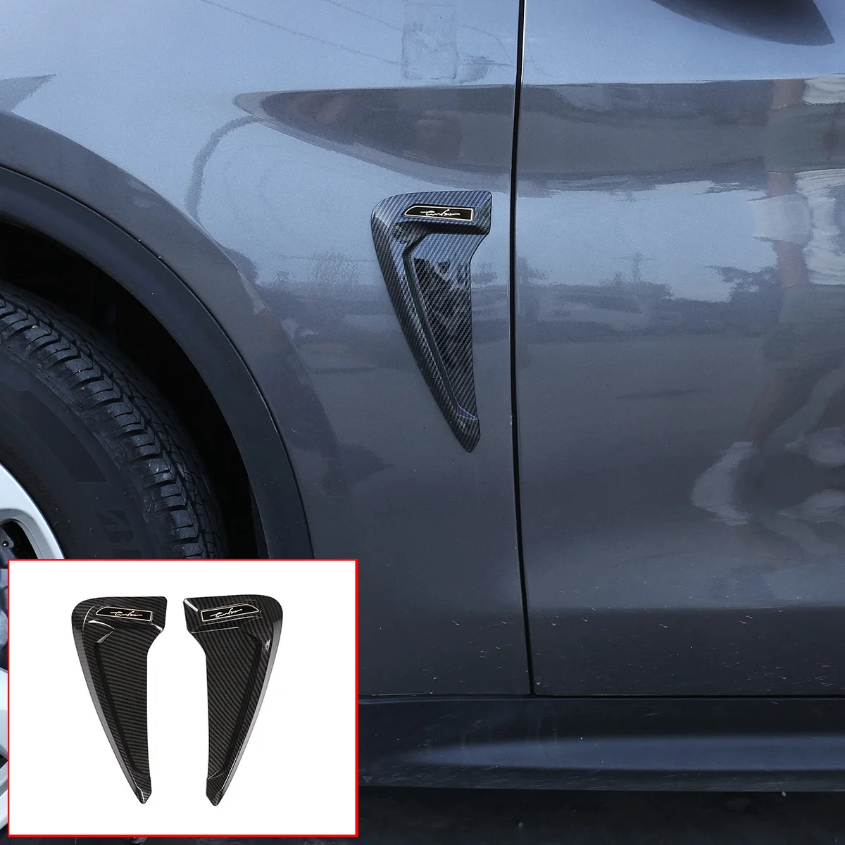 2 шт. наклейки на переднее крыло для BMW F20 F30 E60 E90 E92 F10 F18 F25 F26 F48|Лепнина интерьера| |