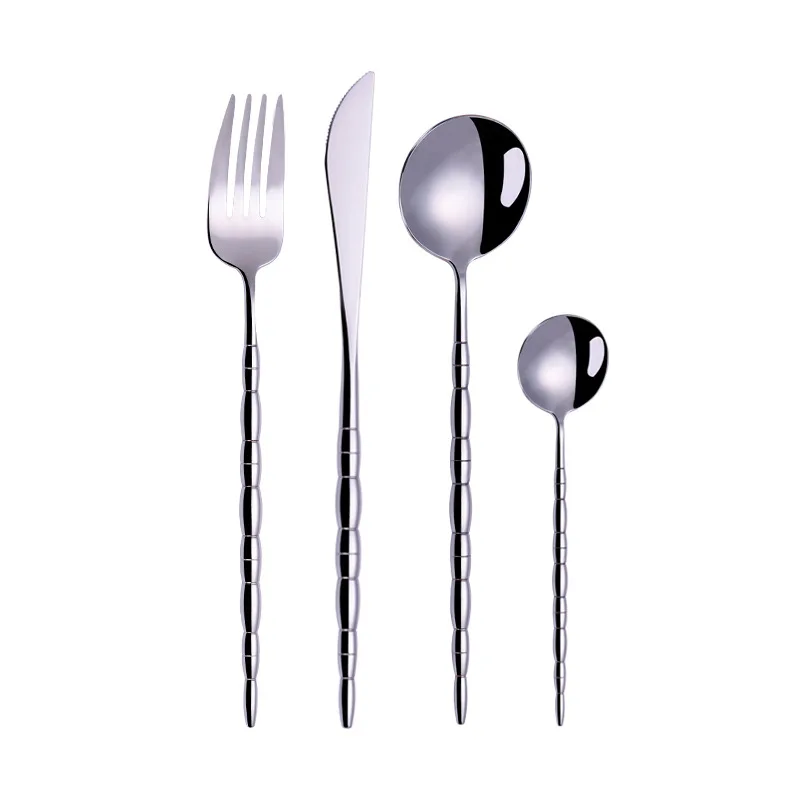 

Europe Gold Luxury Cutlery Set Stainless Steel Fashion Creativity Royal Elegant Life Dinner Set Vajillas Home Decoration Ec50cj