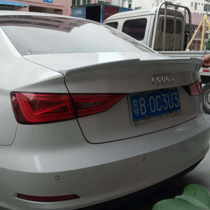S3 A3 S lline модифицированный стиль M4 Стекловолоконный задний багажник спойлер