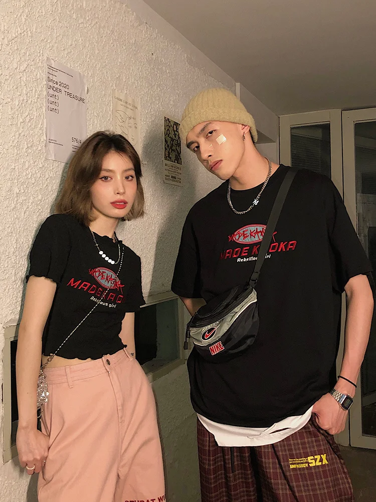 Футболка женская с коротким рукавом и вышивкой | Женская одежда