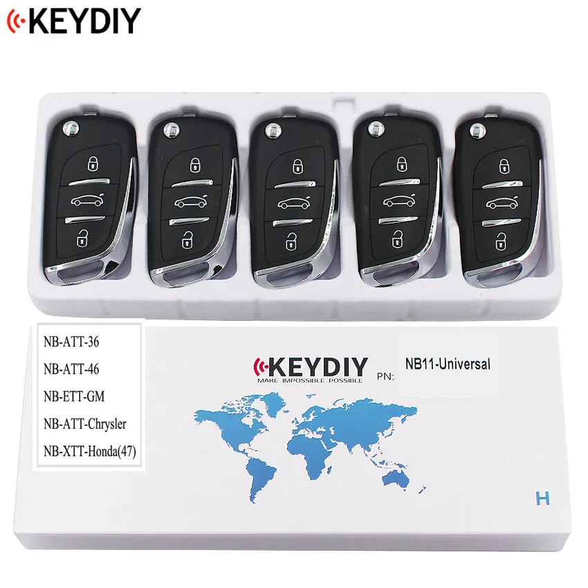 Универсальный пульт дистанционного управления для KD900 + URG200 NB Series KEYDIY NB11 5 шт.|key