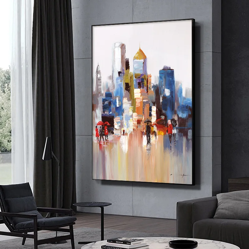 Скандинавские акварельные строительные постеры на стену абстрактные принты и