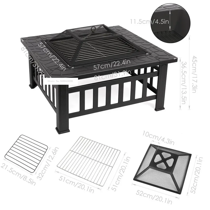 SP-FPT039 Многофункциональный уличный стол для барбекю в американском стиле