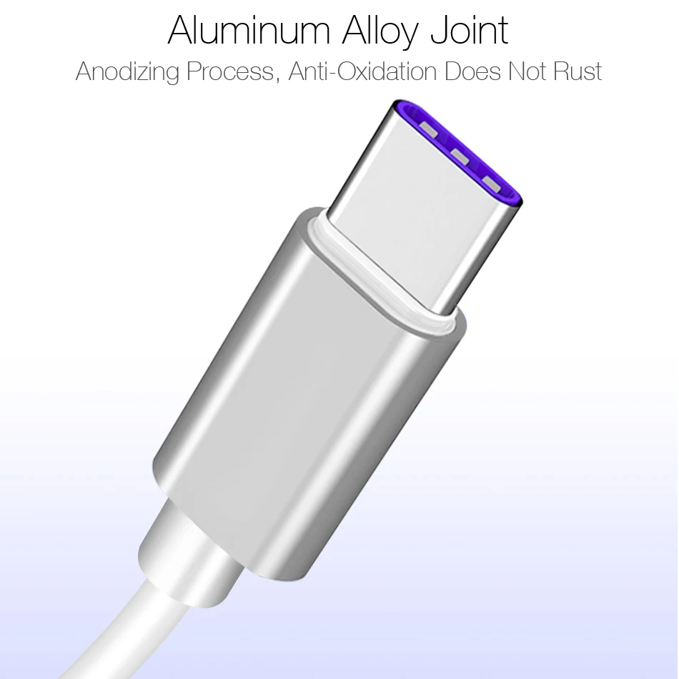 Кабель для передачи данных с разъемами Type C и USB 2 0 5 А 4 ядерный быстрая зарядка Samsung