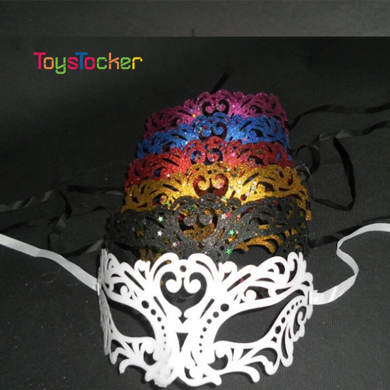 

Цвета горячее тиснение Дамы Сексуальная Маскарадная маска из кружева для карнавала Хэллоуин Porm половина лица мяч вечерние маски для глаз