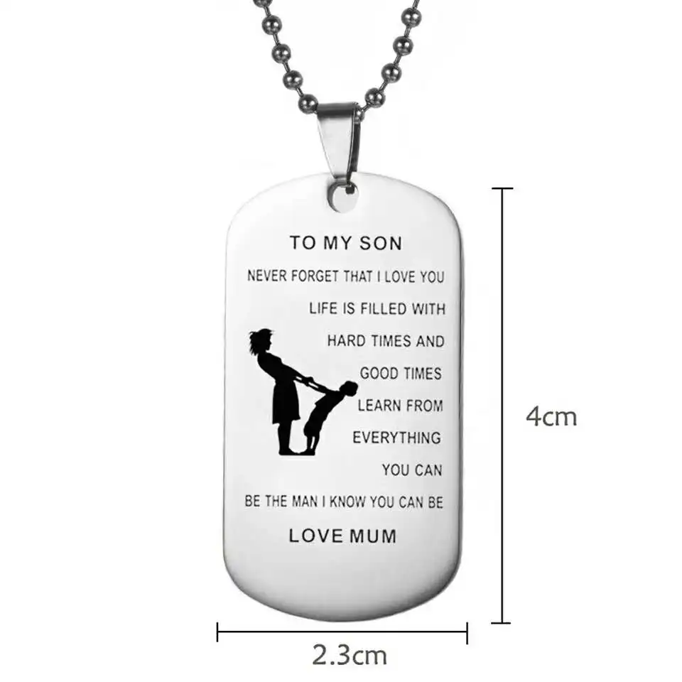 Ожерелье-подвеска ручной работы из нержавеющей стали с черным покрытием и