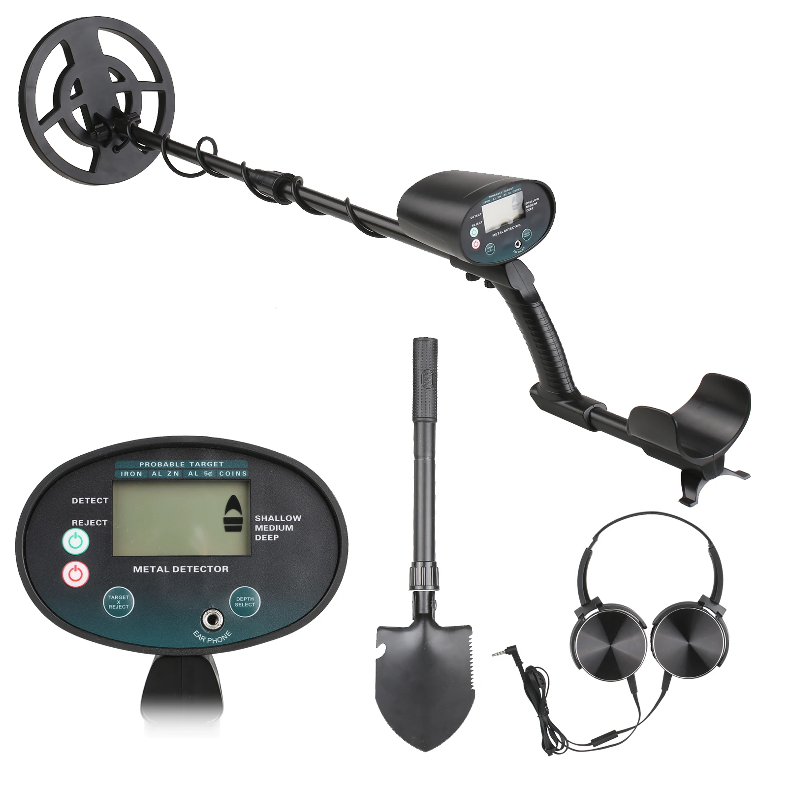 

Металлоискатель KKmoon GT-620G, точный подземный металлодетектор
