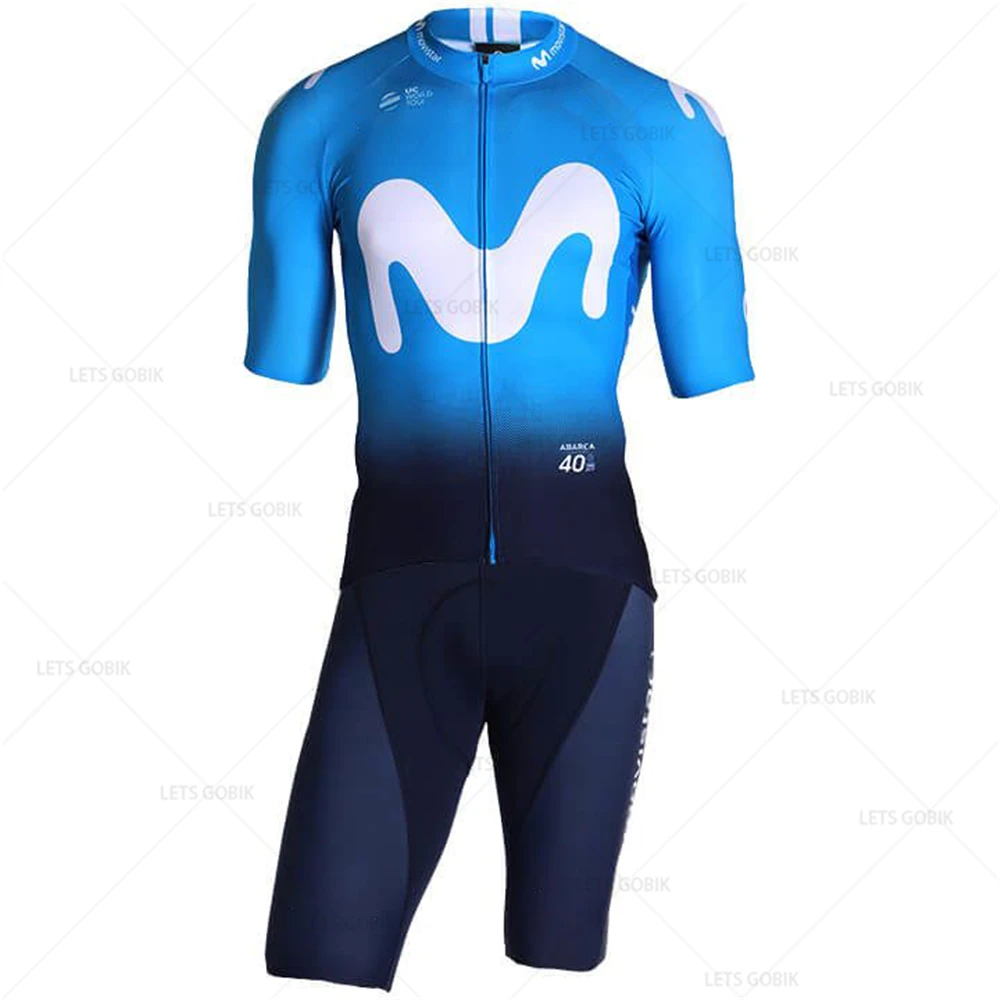 MOVISTAR TEAM, чемпион, набор Джерси для велоспорта(2 шт.), летний короткий рукав, Ropa Ciclismo Hombre, одежда для велоспорта, велосипедная форма