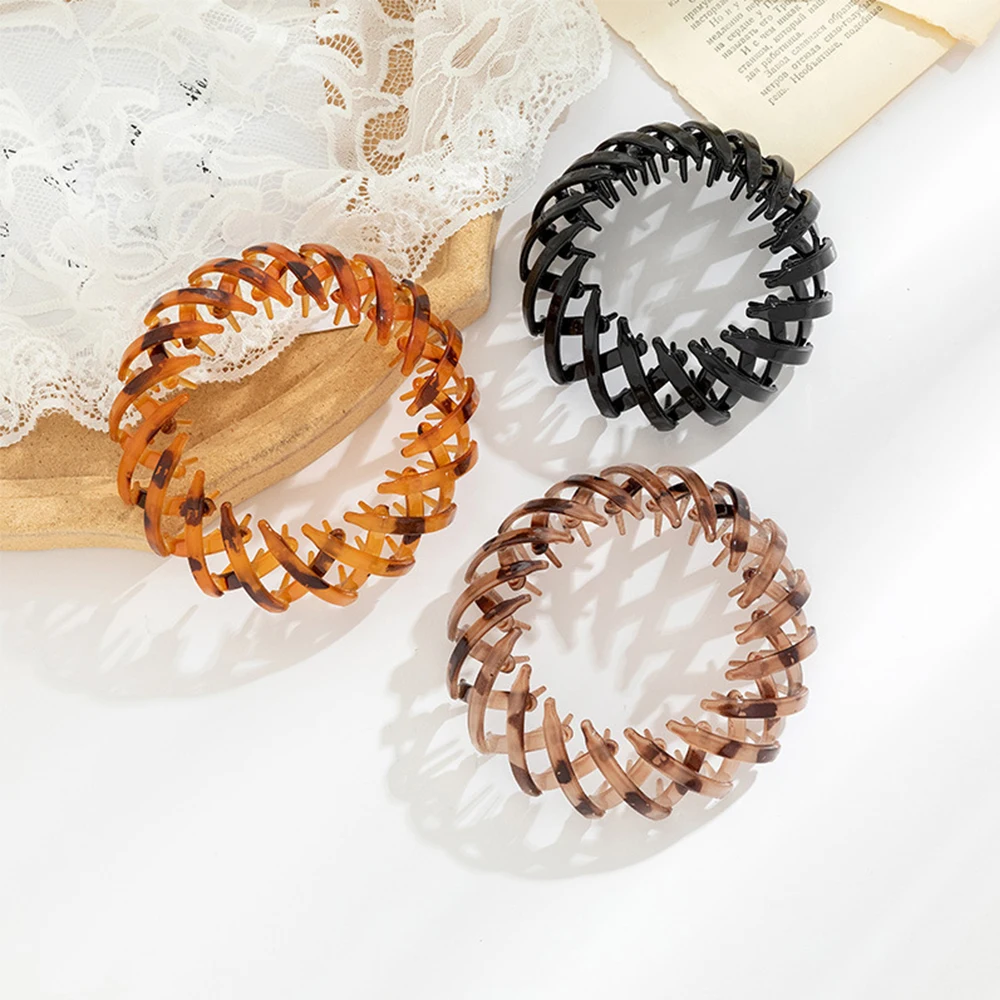 Модная простая Винтажная заколка для пучка в виде птичьего гнезда волос форме