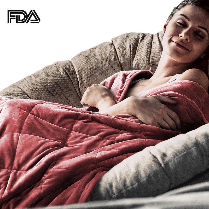 Утяжеленное одеяло 6 8 кг полноразмерное хлопковое покрывало королевского