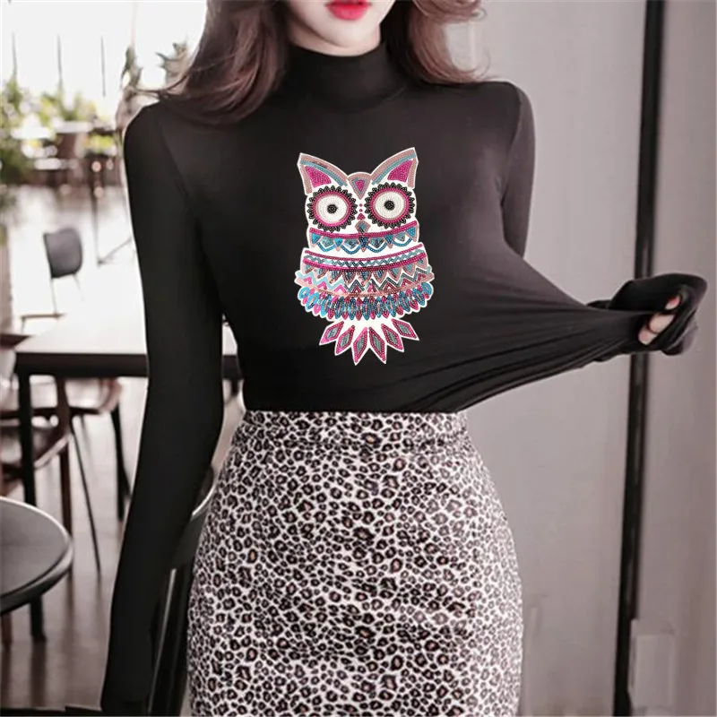 Нашивки для одежды с пайетками совами и птицами 33 см | Дом сад