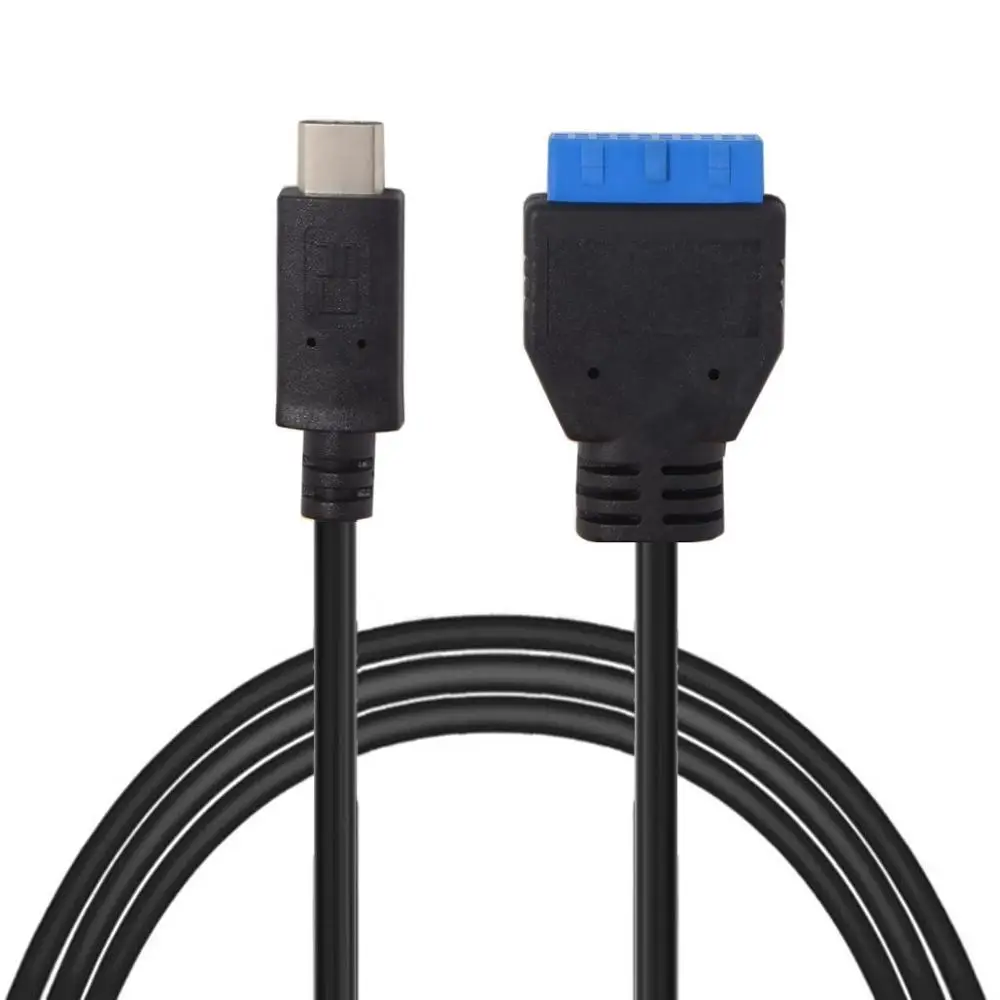 

Single Port USB 3.1 Type-C USB-C Male to USB 3.0 Motherboard 19Pin 20Pin Header Cable