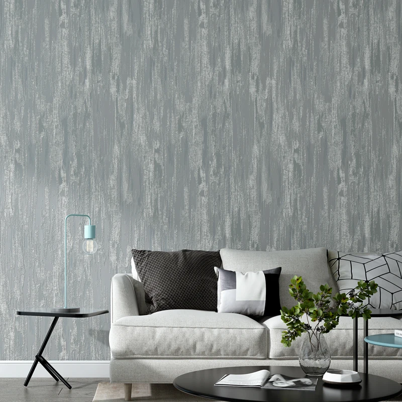 Скандинавские винтажные однотонные обои декор для спальни гостиной кремовые