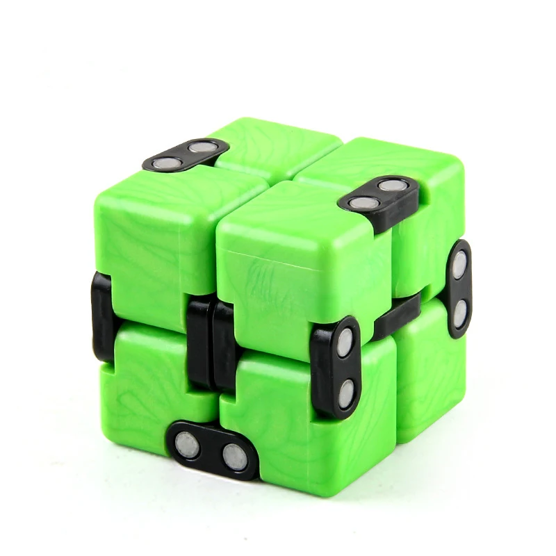 Игрушка-фиджет Infinity Cube волшебные Квадратные блоки для снятия стресса