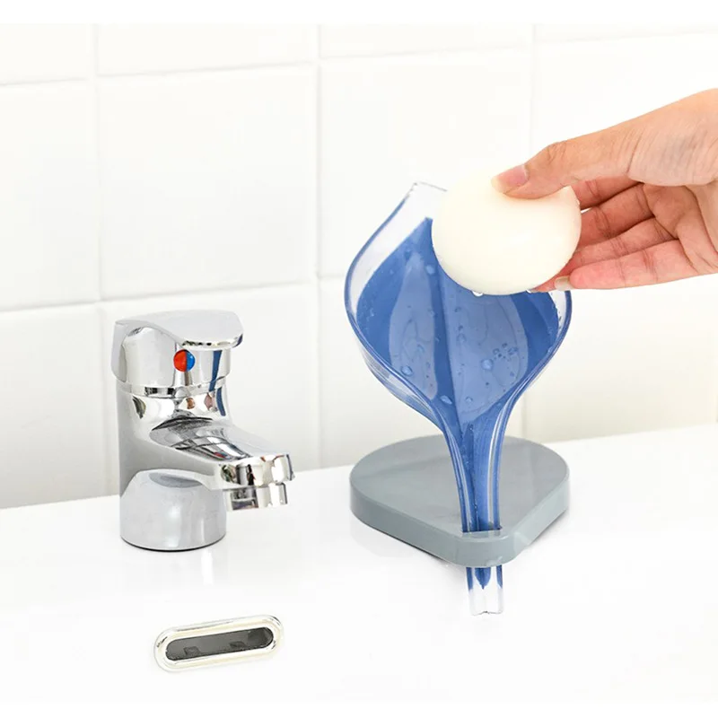 Держатель для мыла губка раковины сливная коробка креативная присоска хранения