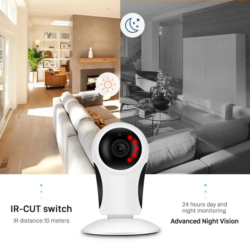 BESDER HD 960P WiFi IP-камера Домашняя камера Внутренняя IP-система видеонаблюдения с