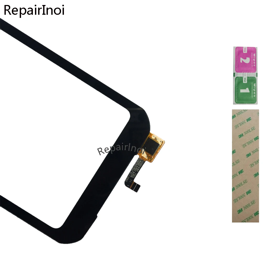 10pcs 5 9 mobile phone touch screen for doogee s68 s68 pro touch panel sensor glass lens repair parts 3m glue free global shipping