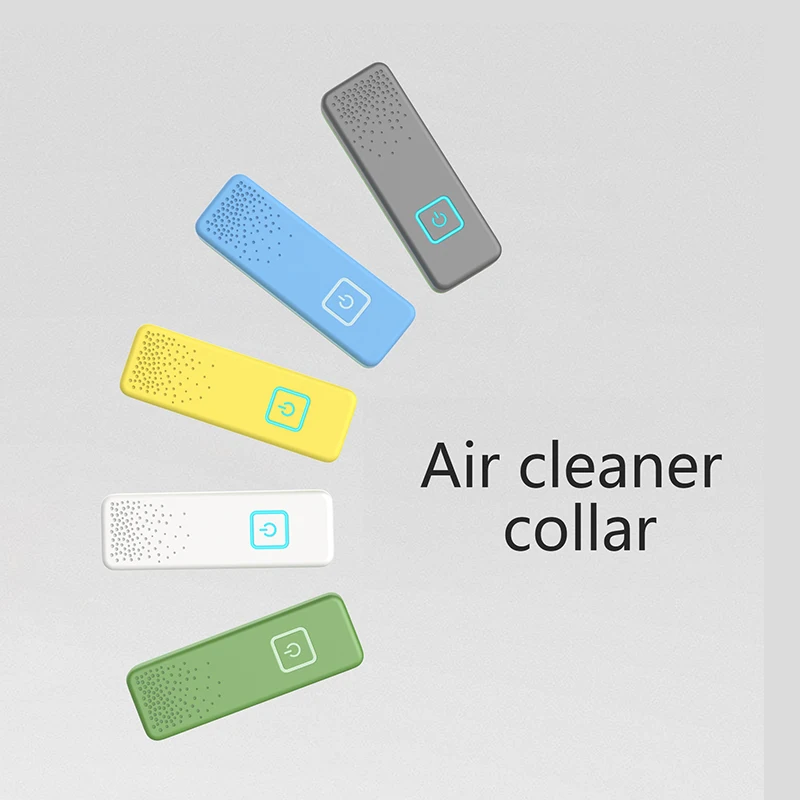 

Portable Hanging Neck Lapel Air Purifier Portable Negative Ion Carry-on Clip-on Purifier Practical Fresh Air Convenient