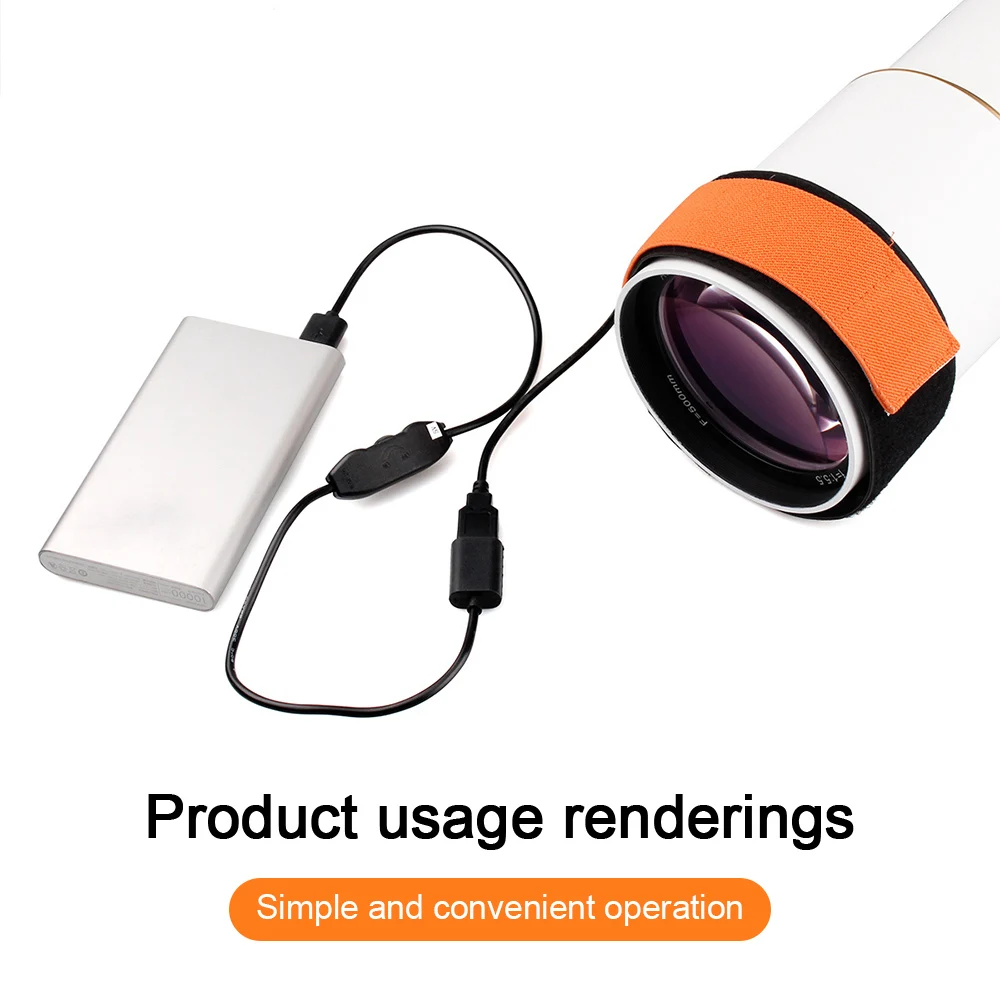 Линейный регулятор температуры росы для телескопических камер DSLR-объективов 5 В |