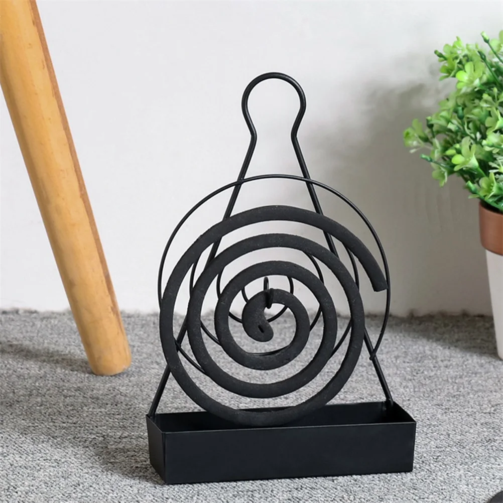 

Spiral Mosquito Coil Holder Iron Mosquito Coil Frame Insect Repellent Incense Rack Home Decoractive Holder