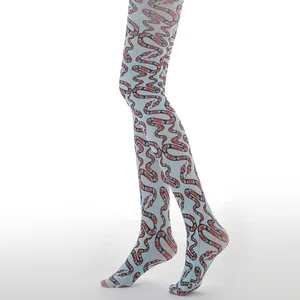 Колготки со змеиным принтом, оптовая продажа и Прямая поставка