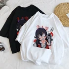 Футболка Kakegurui женская с японским аниме, топ с кавайным принтом Шима Ван, уличная одежда в стиле ольччан Харадзюку, Повседневная Милая шикарная винтажная рубашка в стиле панк, на лето