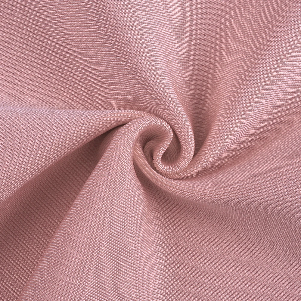 

Ocstrade Pink Strapy Sleeveless Mini Tassels Bandage Dress H0233-Pink