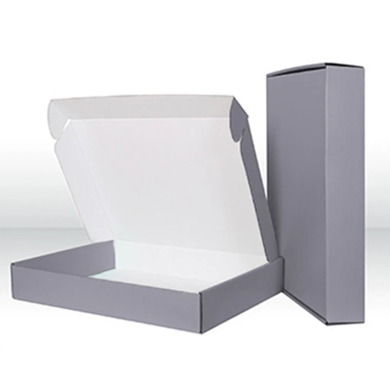 10 шт./лот 3 слойная упаковочная коробка из гофрированной бумаги черная розовая