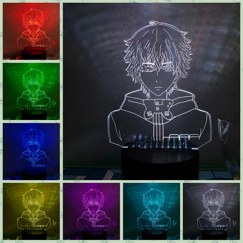 

Multi Color Tokyo Ghoul 3D LED Night Light Anime for Home Decor Kids Birthday Gift Drop Shipping Table Lamp of Ken Kaneki