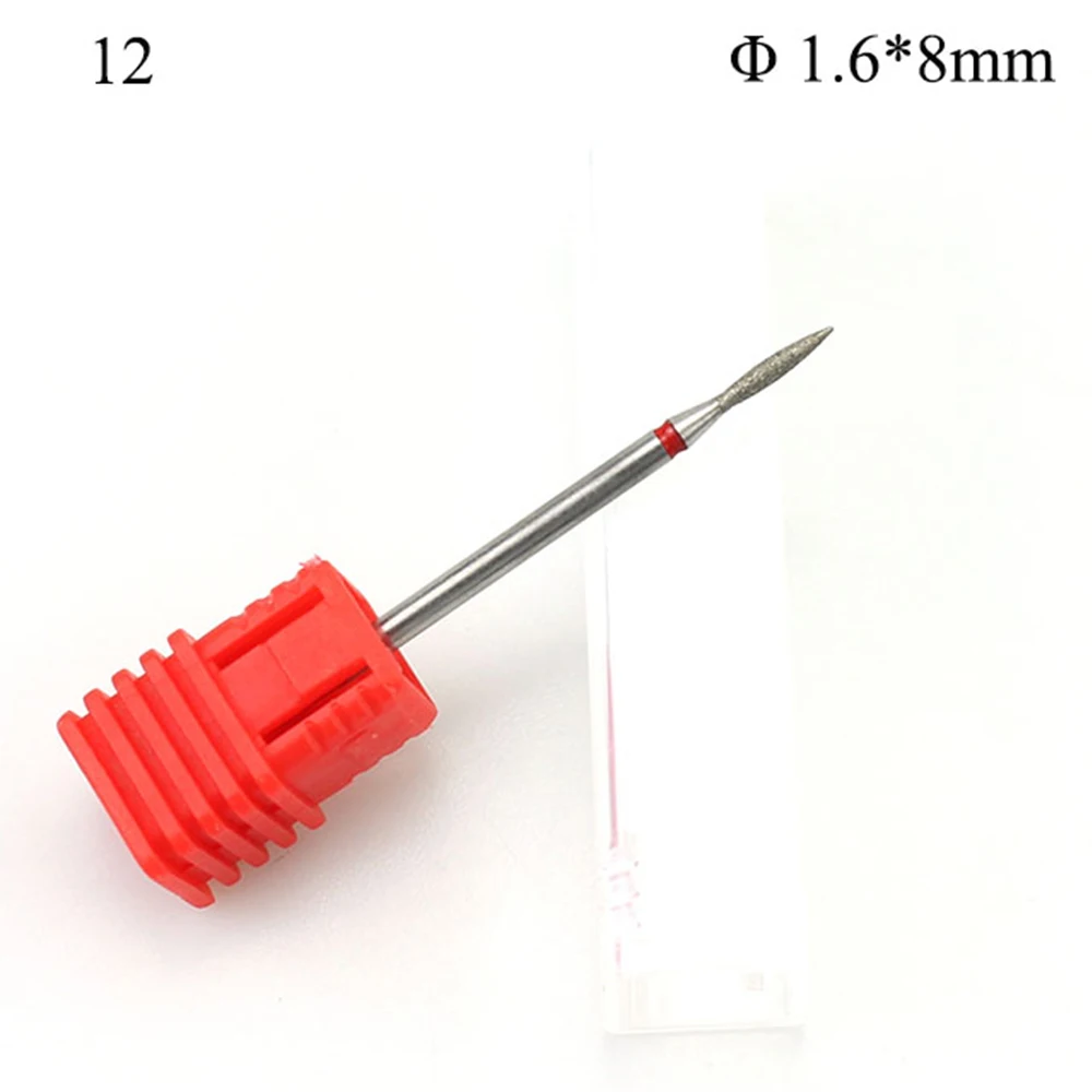 Алмазная фреза 14 типов для маникюра Файлы сверла ногтей инструменты удаления