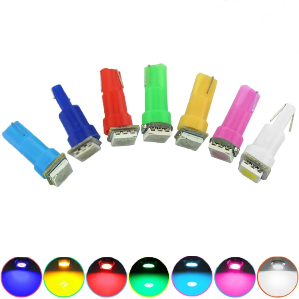 T5 5050 1LED автомобильный стробоскосветильник ческий свет багажник 1SMD приборная