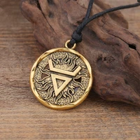2 colors slavic ancient wealth talisman pendant men pagan viking statement necklaces jewelry accessories gift