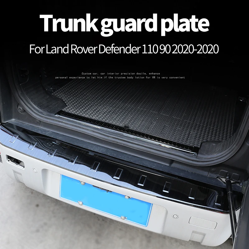 

Trunk Rear Guard For Land Rover Defender 110 2020-2022 Stainless Steel Car Rear Guard Plate Anti-Kicked Scratch Car Accessories