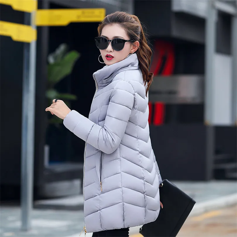 Chaqueta mujer женский пуховик новинка 2018 зимняя куртка Женская плотная одежда пальто