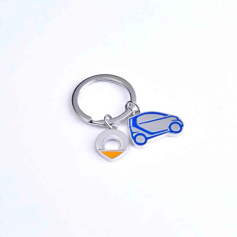 Автомобильный брелок с буквенным логотипом для Mercedes Smart Fortwo Forfour 453 451 450