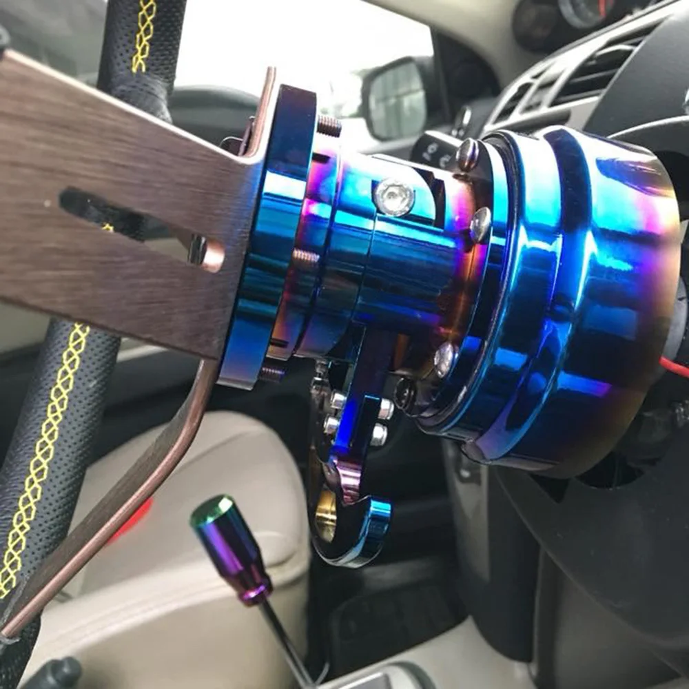 RASTP-красочный гоночный руль быстроразъемный концентратор Комплект адаптер Корпус Съемный отстегнуть Boss комплект с логотипом QR006