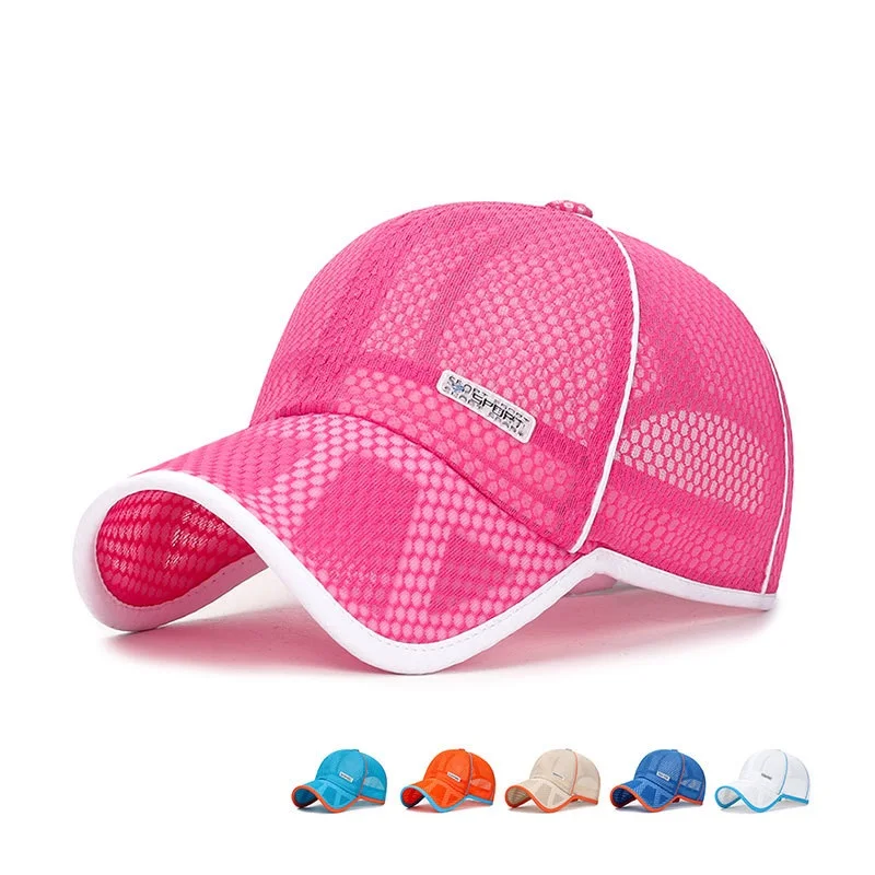 

Summer Visor Cap Children's Baseball Cap for Boys Girls Snapback Mesh Hats for 4-14Years Old Boys Girls Child Caps Kid headwear