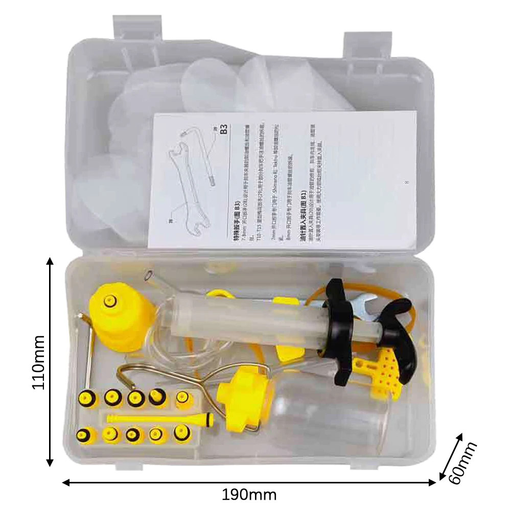 

Brake Bleed Kit Universal Bicycle Hydraulic Disc Brake Oil Bleed Tool Set for SHIMANO MTB Road Bike Repair Tools
