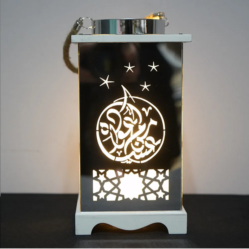 

Lanterns EID Led Lights PVC Ornaments Durable Ramadan Holiday Gifts Small Flower Accessories Festival Supplies Muslim Decoration