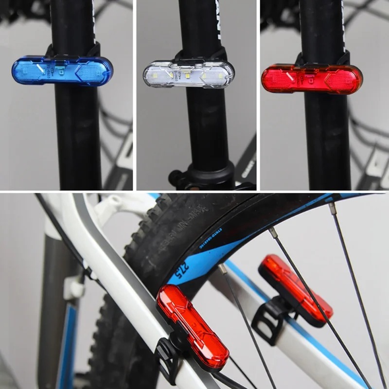 

Bike Taillight Waterproof Riding Rear Light Led Usb Chargeable Mountain Bike Headlight Cycling Light Tail-Lamp Bicycle Light