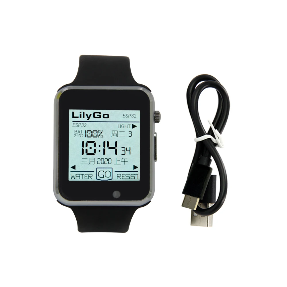 

LILYGO TTGO T-Watch-2020 ESP32 Main Chip 1.54 Inch Touch Display Programmable Wearable Environmental Interaction