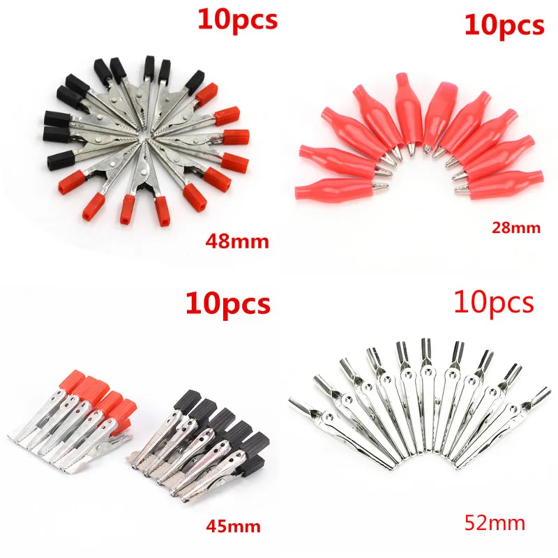

10 шт., металлические зажимы для волос, 52/48/45/28 мм