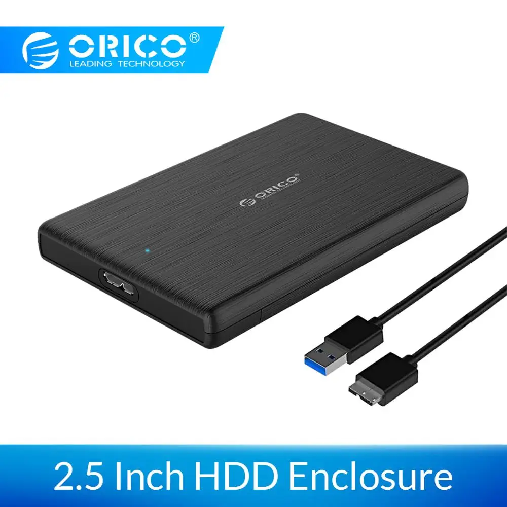 ORICO 2,5 дюйма SATA для USB 3,0 HDD чехол USB3.0 MicroB внешний жесткий диск Корпус высокоскоростной UASP SSD чехол для WD Seagate