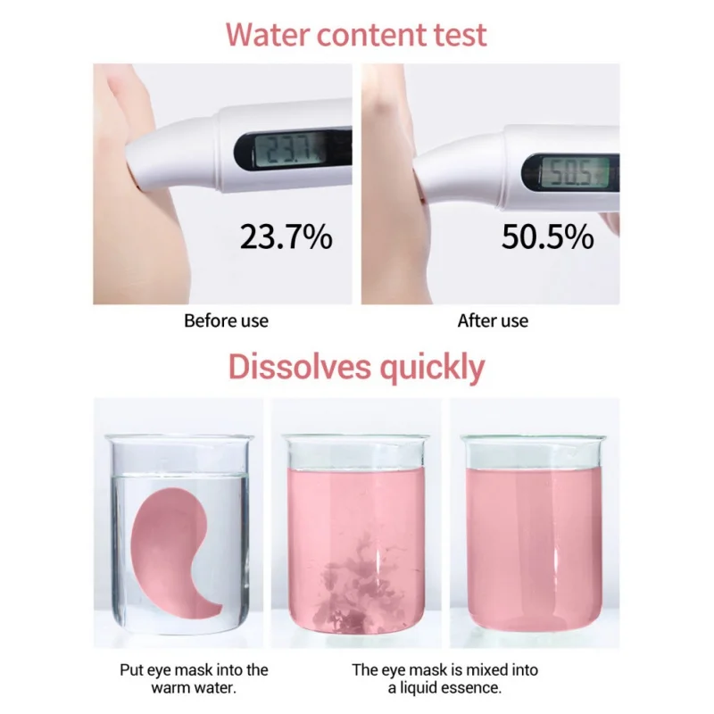 

Rose Hydra Gel Eye Mask Collagen Eye Patches Remove Puffy Eyes Original Nourish Brighten Skin Care S2