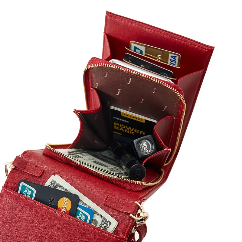 Миниатюрные дамские сумочки на плечо Женский кошелек с откидной крышкой для