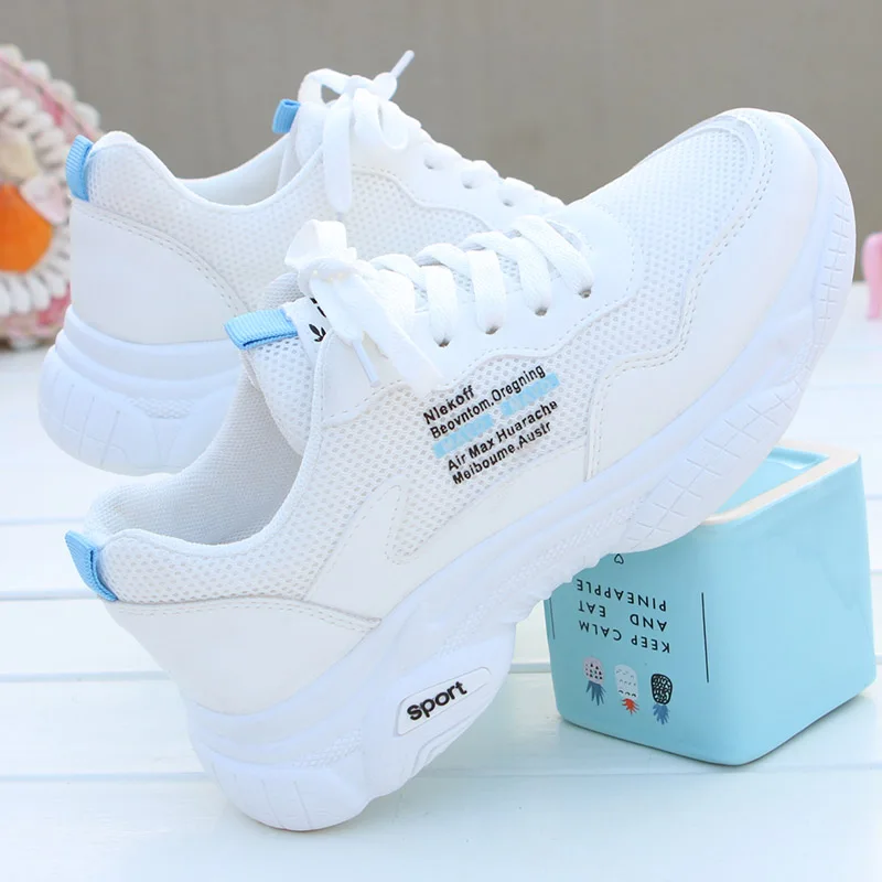 Ins/Повседневная Спортивная обувь из сетчатого материала Новинка 2019 года Женская